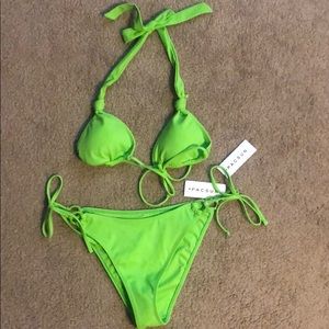 *BRAND NEW WITH TAGS* Pacsun bright green bikini